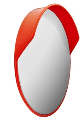 Lustro wyjazdowe 60cm duże wyjazdu garażu martwy punkt okrągłe