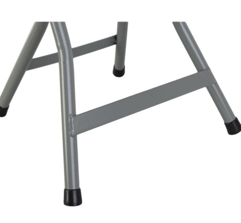 Krzesełko składane Tore 110kg szary biały 2kg zawieszany