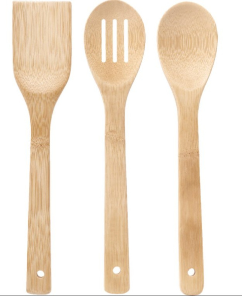 Zestaw bambusowy sztućców do smarzenia mieszania BIM