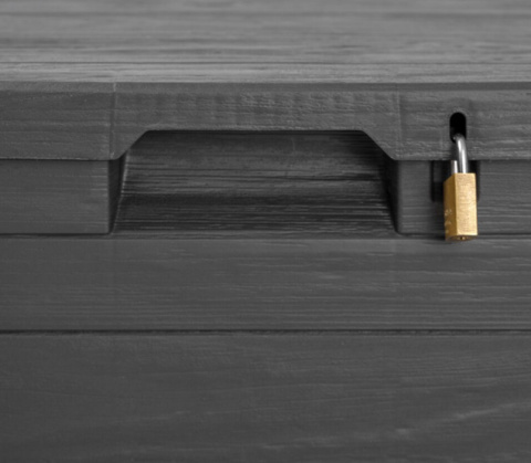 Skrzynia ogrodowa BAX 90l 100kg zamykana wentylowana