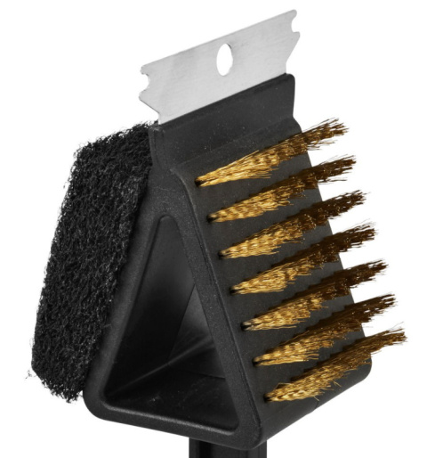 Szczotka skrobak gąbka grill ruszt czyszczenia 36cm