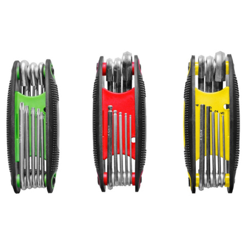 Zestawy kluczy imbusowych Torx 3 szt kieszonkowe solidne