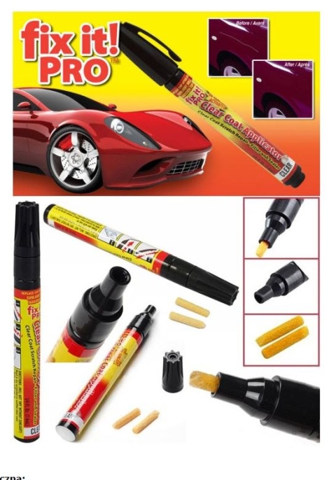 MARKER KREDKA PISAK NA RYSY LAKIER AUTO TV