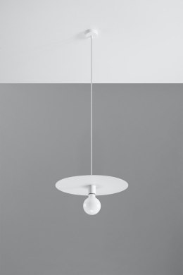 Lampa wisząca pojedyńcza FLAVIO biała design domowy