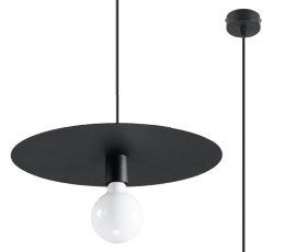 Lampa wisząca pojedyńcza FLAVIO czarna design domowy