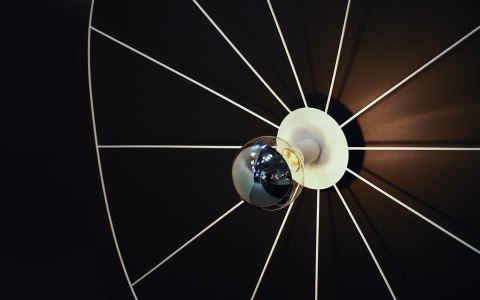 LAMPA Kinkiet Plafon ESKOLA 70cm CZARNY design nowy dom 