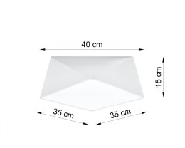 Lampa sufitowa plafon HEXA 35 biały design domowy