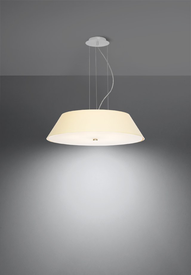 Lampa sufitowa żyrandol VEGA 60 biały design domowy