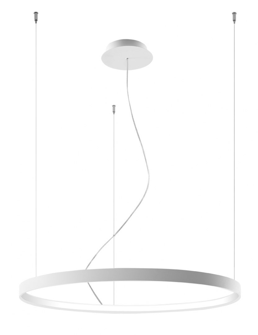 Lampa sufitowa żyrandol RIO 80 LED biały 3000K design domowy