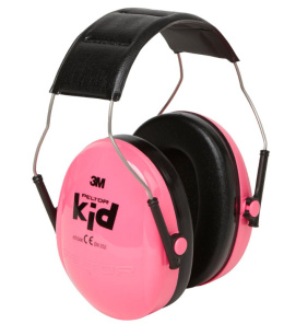 Słuchawki chroniace przed hałasem dla dzieci 3M różowe 