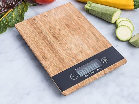 EKO waga bambus kuchenna naturalna LCD elektroniczna