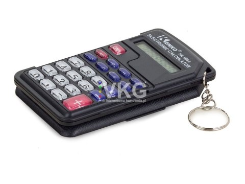 KALKULATOR KIESZONKOWY 8 CYFR BRELOK SKŁADANY ETUI