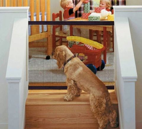 Siatka bramka dla psa kota zabezpieczająca