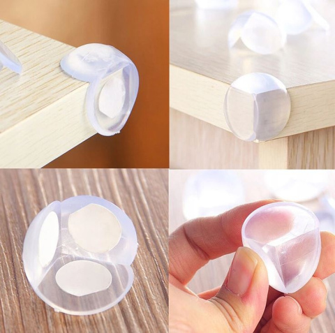 Gumowe narożniki ochronne osłona na róg stołu dzieci