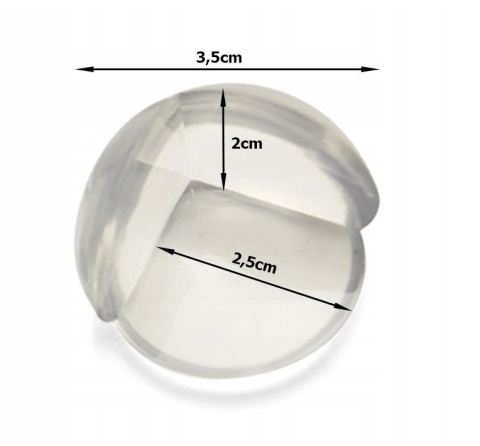 Gumowe narożniki ochronne osłona na róg stołu dzieci