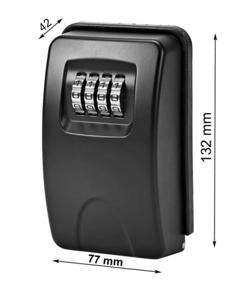 Szafka na klucze na PIN METAL kod domowy schowek klucze