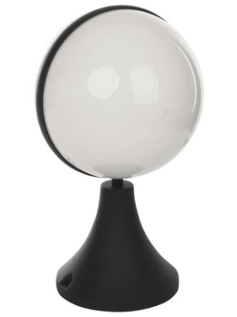 Lampa latarnia ogrodowa słupek Sphere IP44 black kula czarna