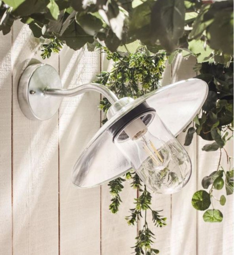 Lampa ścienna kinkiet Ronny IP54 stal ocynkowana