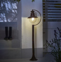 Lampa ogrodowa stojąca Marie Mae IP44 108cm brąz oświetl