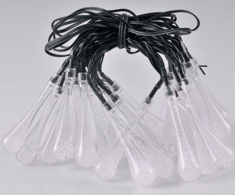 Lampa solarna Sopelki czujnik zmierzchu świeci 6h łańcuch