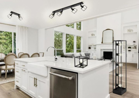 Lampa wisząca Elbrus 3 czarny metal sześciany