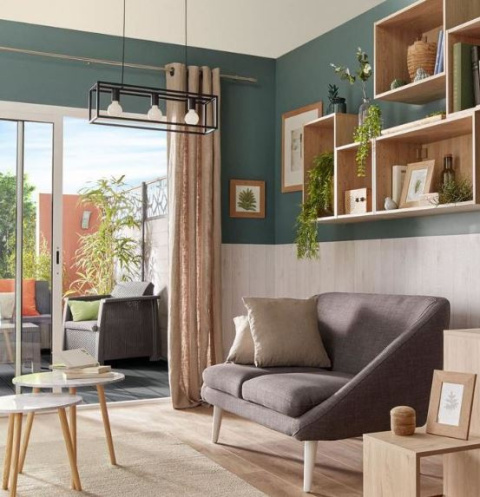 Lampa wisząca Elbrus 3 czarny metal sześciany