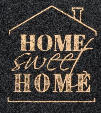 Wycieraczka Sweet Home 60x40 cm 8mm gruba wewnętrzna