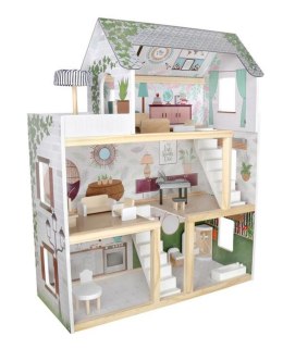Drewniany domek dla lalek Boho - magiczne miejsce zabawy dla Twojego dziecka!