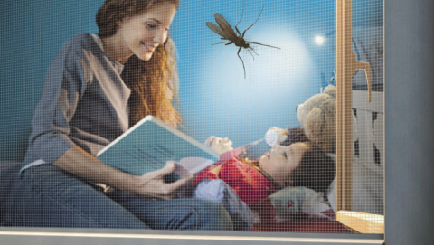 Moskitiera czarna okno komary owady 1,3x1,5m taśma rzep