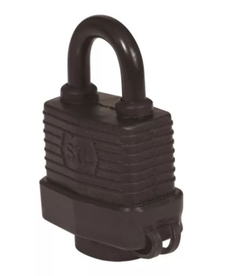 Zapięcie linkowe z kłódką dwa klucze 1,5 metra jacht skuter rower