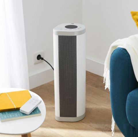 Termowentylator 2000W biały pilot termostat farelka