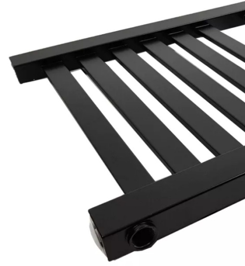 Grzejnik łazienkowy HALFA1 czarny 75x44cm CO