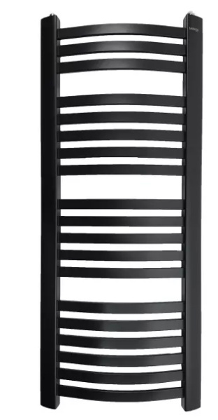 Grzejnik łazienkowy HALFA2 czarny łuk 115x48cm CO