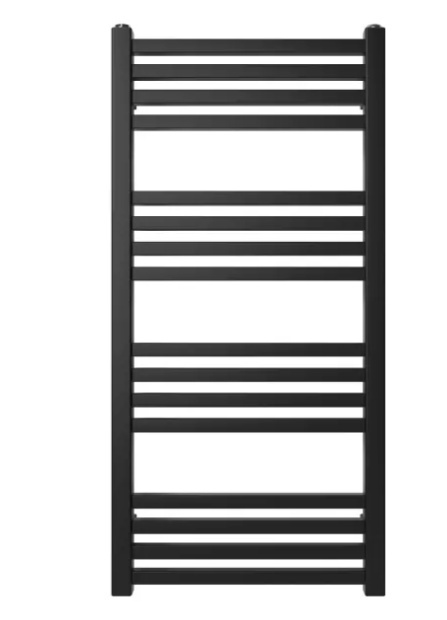 Grzejnik łazienkowy biały LOYA czarny 80 x 43 cm