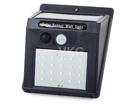 LAMPA SOLAR 20 LED czujka ruchu wejście kinkiet ściana