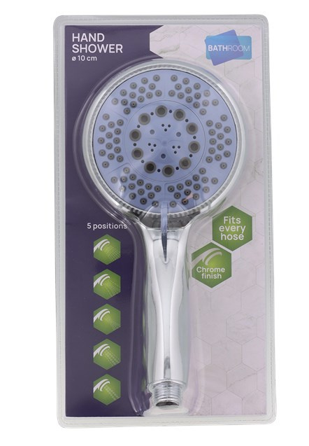 Słuchawka prysznic AKWA 10cm 5 funkcji 40%oszczędza wodę