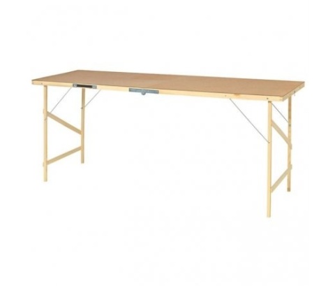 Stół tapetowanie 178 cm blat składany DREWNO SKLEJKA