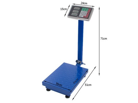 Waga przemysłowa sklepowa elektroniczna 100kg  LCD 