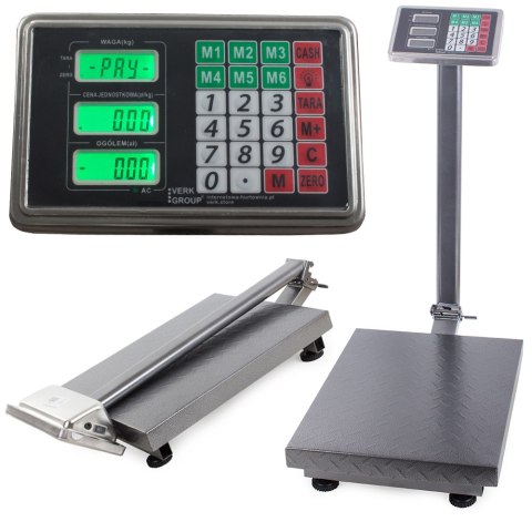 Waga przemysłowa sklepowa elektroniczna 100kg  LCD 