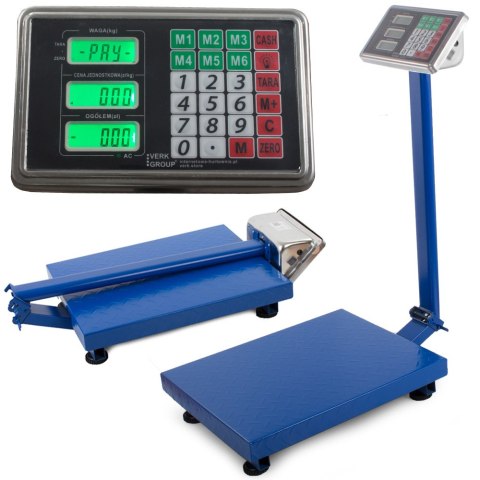 Waga przemysłowa magazynowa elektroniczna 300kg LCD