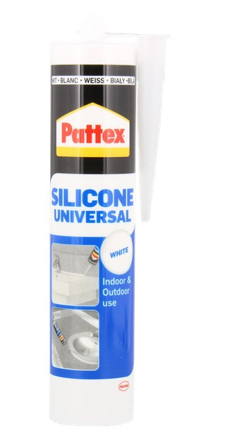 Silikon biały 280ml uniwersalny wodoodporny pattex szpary