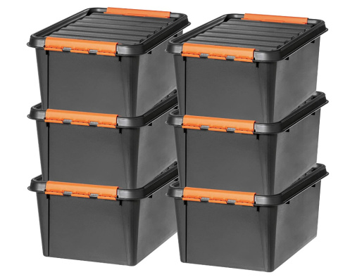 Skrzynia warsztat TRWAŁA zamykana 15l klamry do 80kg -30 do 90 stopni