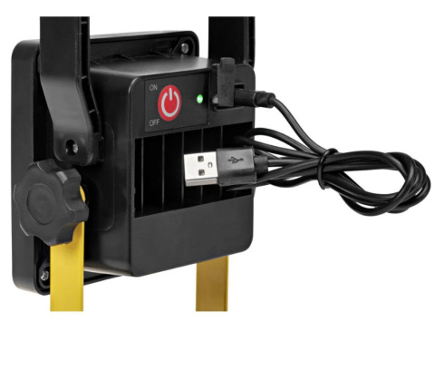 Lampa robocza AKU ładowana IP54 9W LED regulacja halogen