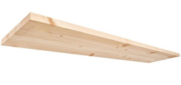 Półka deski sosna sęczna 120x1,8x30cm drewno natura