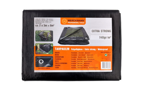 Plandeka 300 cm x 200 cm MINOWA oczkowana zielona 140g