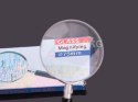 Lupa klasyczna szkło powiększające 75mm METAL