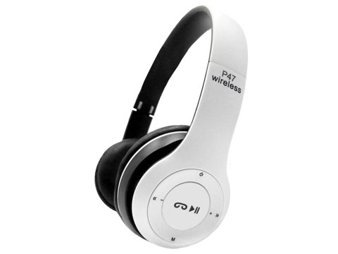 Słuchawki bezprzewodowe p47 bluetooth mikrofon mp3 wysoka