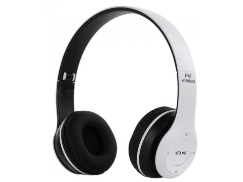 Słuchawki bezprzewodowe p47 bluetooth mikrofon mp3 wysoka