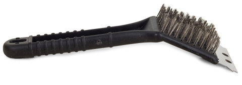 Gril pokrywa na kołach zamykany 42cm szczotka czyszcząca