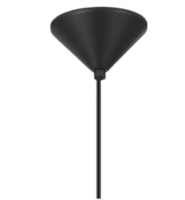 LED Lampa wisząca SOPHIA E27 czarna metal